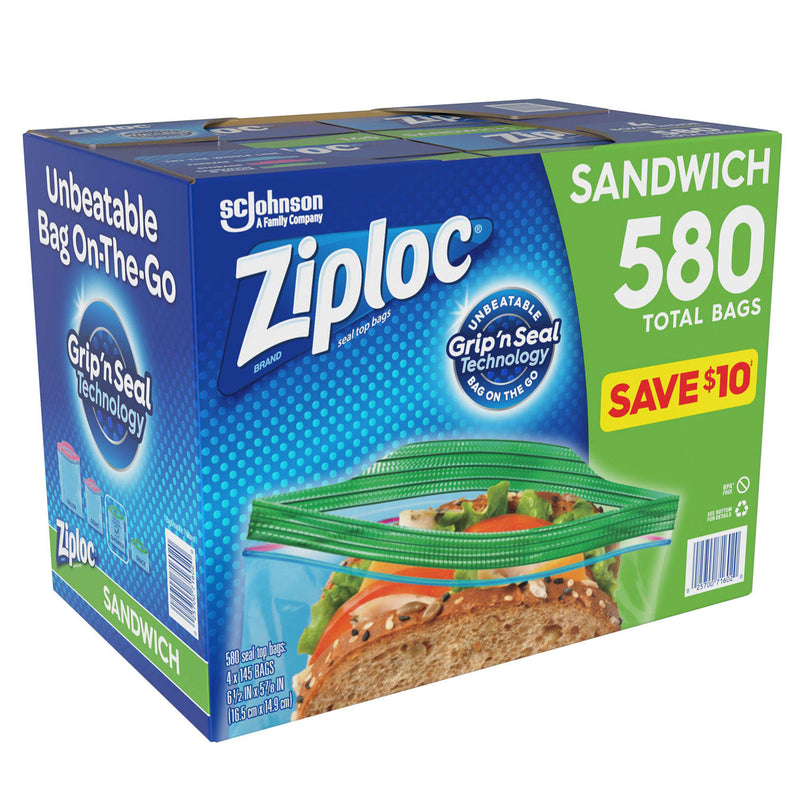 Ziploc Sandwich Bag (580 ct.)