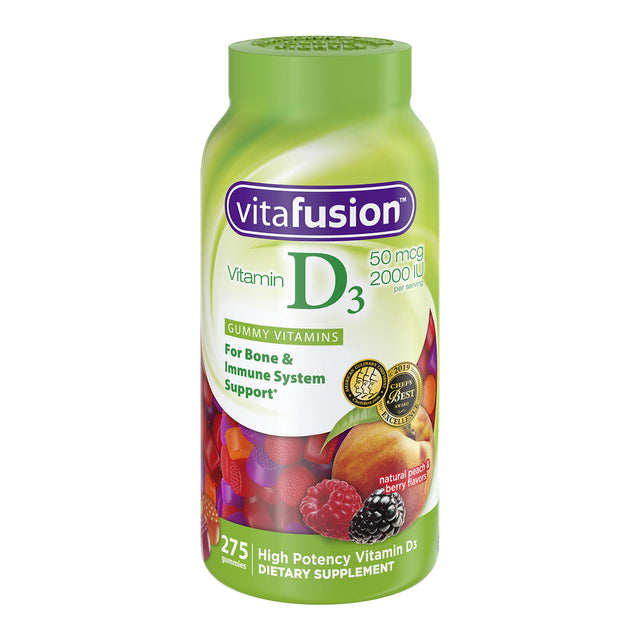 Vitafusion Vitamin D3, 2000 IU Adult Gummies (275 ct.)