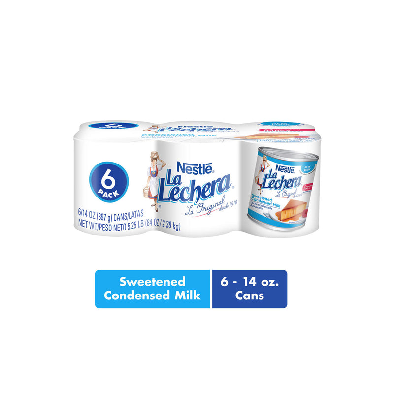 La Lechera Sweetened Condensed Milk (14 oz. cans, 6 pk.)