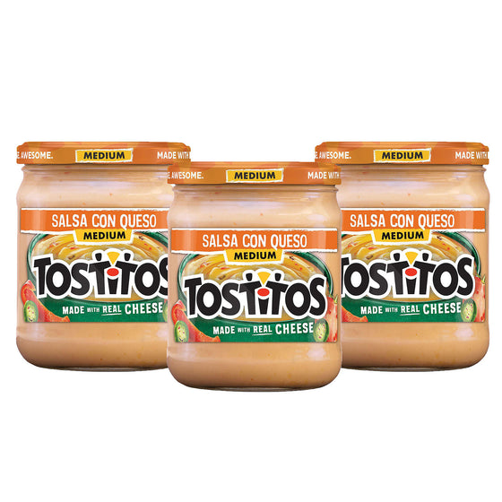 Tostitos Salsa Con Queso, Medium (15.5 oz., 3 pk.)