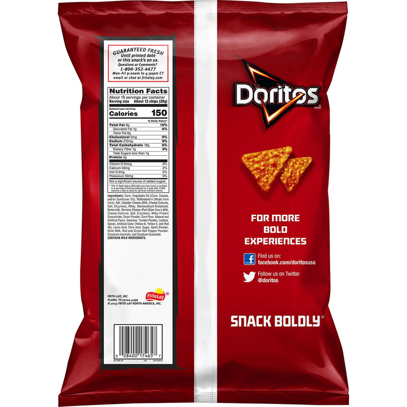 Doritos Nacho Cheese Tortilla Chips (18.875 oz.)