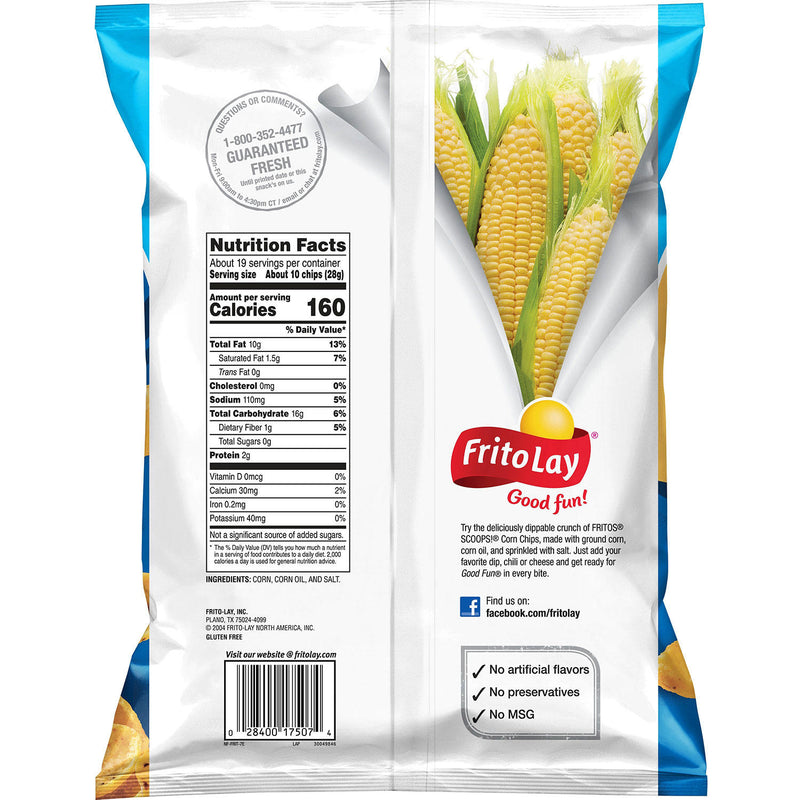 Fritos Scoops Corn Snacks (19.125 oz.)