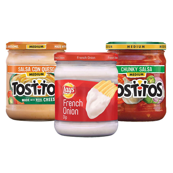 Tostitos Salsa and Lay's Dip Variety Pack (15.5 oz., 3 pk.)