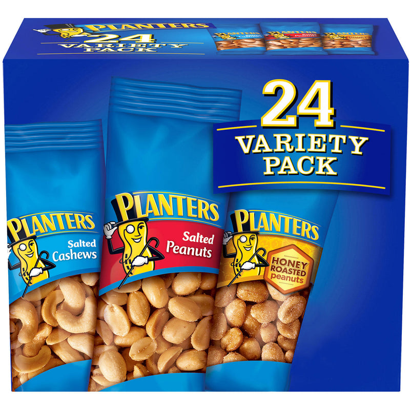 Planters Nuts Cashews and Peanuts Variety Pack (40.5 oz., 24 ct.)