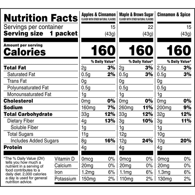 Quaker Instant Oatmeal Variety Pack (52 pk.)