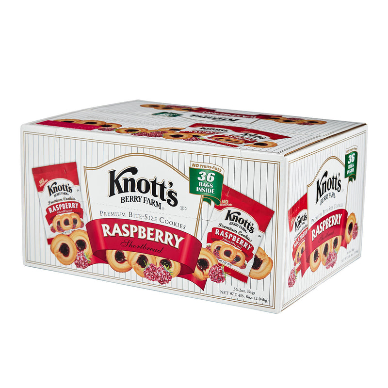 Knott's Berry Farm Raspberry Shortbread Cookies (2 oz., 36 pk.)