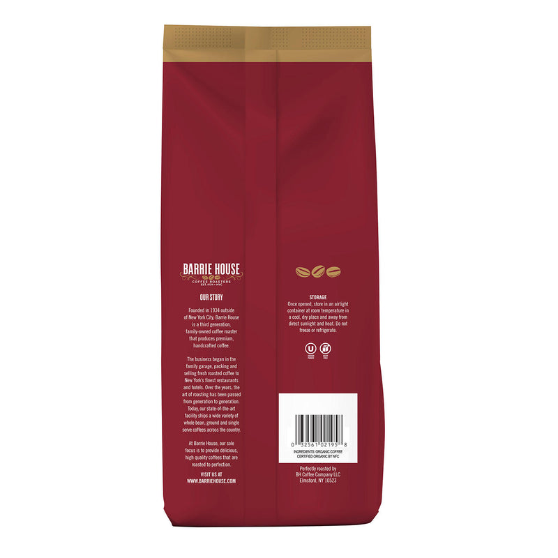 Barrie House Fair Trade Organic Whole Bean Coffee, Morning Ritual (32 oz.)