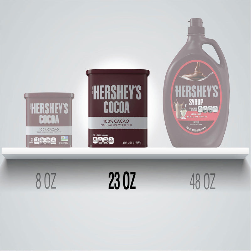 Hershey's Natural Unsweetened Cocoa, Chocolate (23 oz.) 2PK