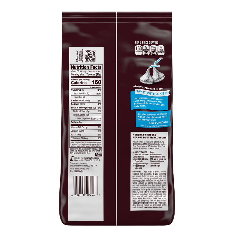 Hershey's Kisses Milk Chocolates (56oz.)