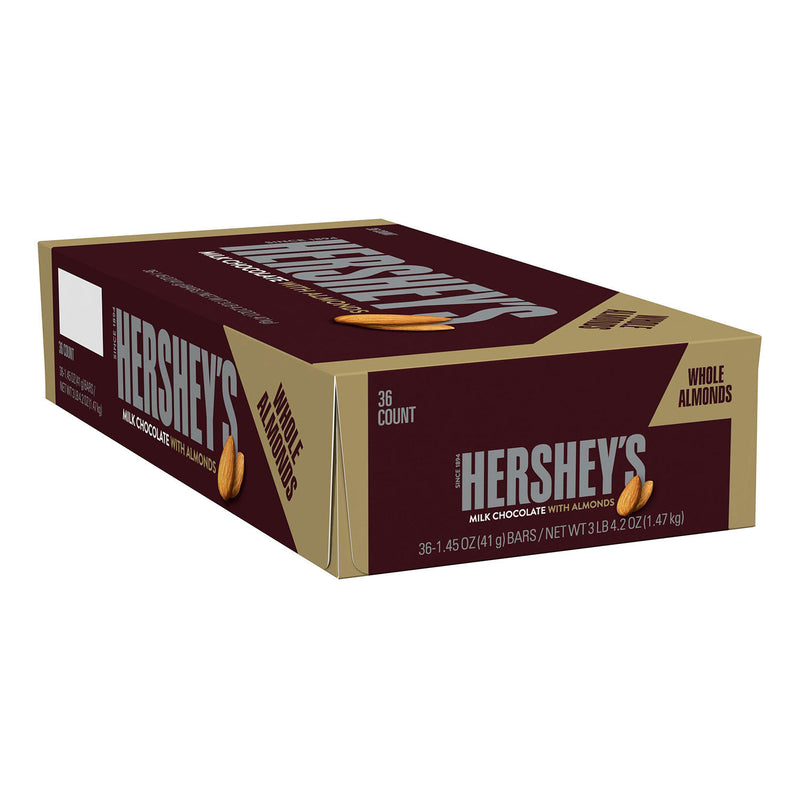 Hershey's Milk Chocolate with Almonds Bars (1.45 oz., 36 ct.)