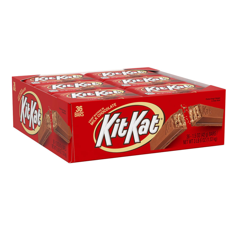 KIT KAT Milk Chocolate Wafer Candy, Bulk Bars (1.5 oz., 36 ct.)