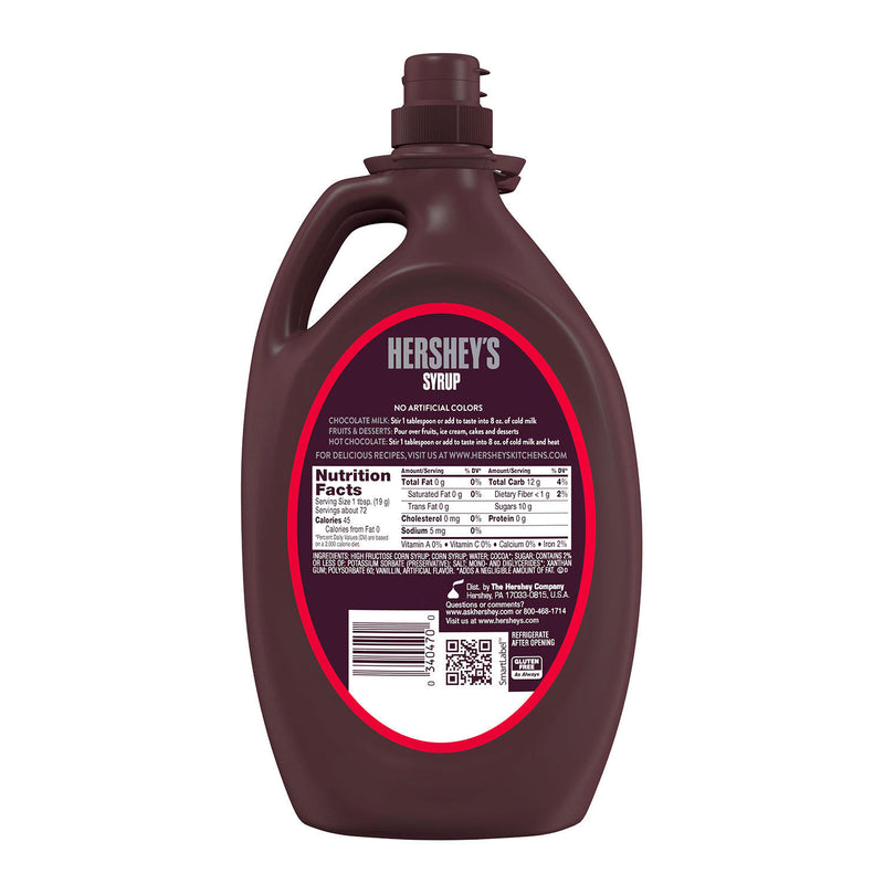 Hershey's Chocolate Syrup (48 oz., 2 ct.)