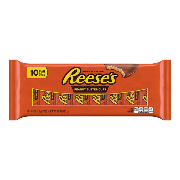 Reese's Milk Chocolate Peanut Butter Cups Candy (1.5 oz., 10 pk.)