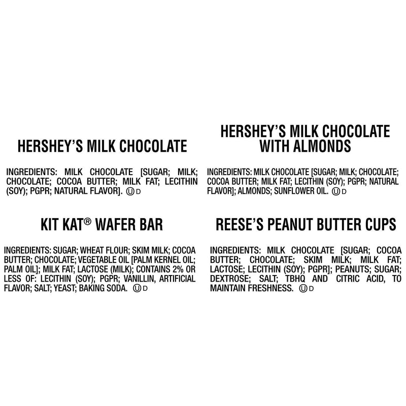 Hershey's, Kit Kat and Reese's Assorted Milk Chocolate Candy, Bulk Variety Pack (45 oz., 30 ct.)