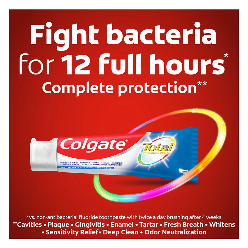 Colgate Total Whitening Toothpaste, Paste (6 oz., 5 pk.)