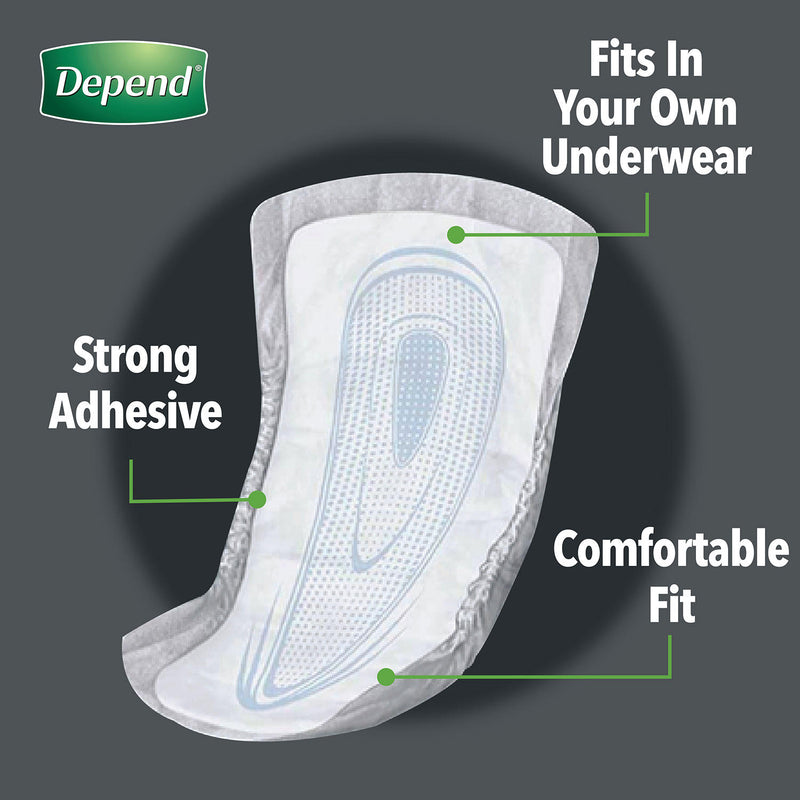 Depend Incontinence Guards for Men, Maximum Absorbency (2 pk. 52 ct., ea.)