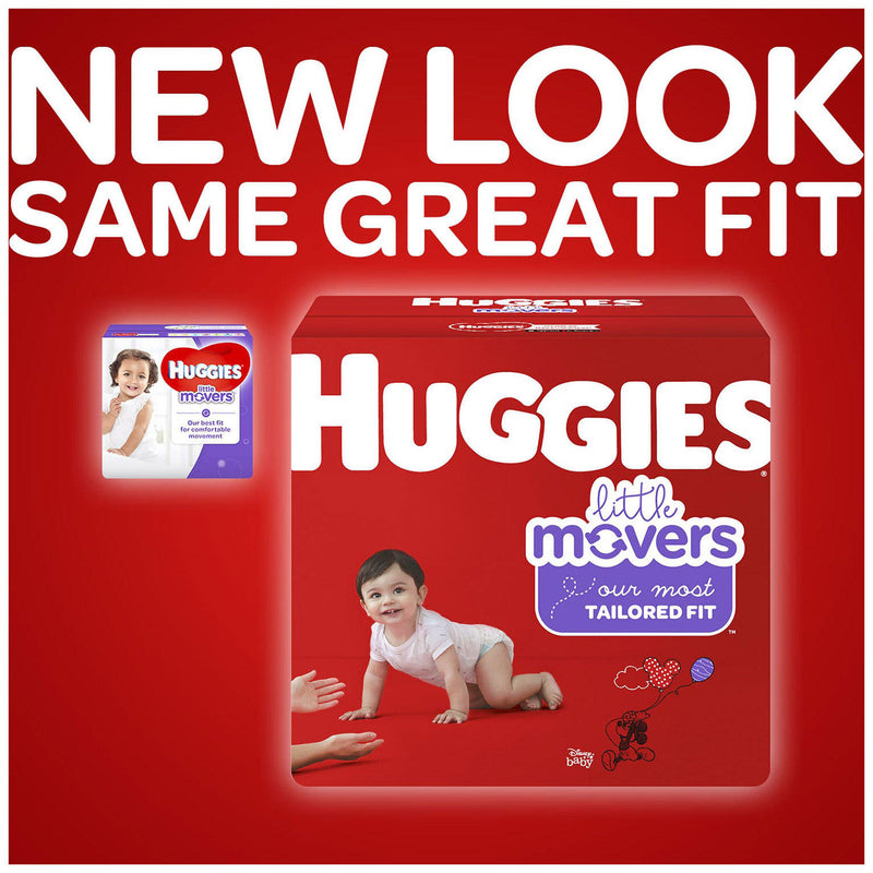 Huggies Little Movers Diapers Size 3 174ct (16-28 lbs)