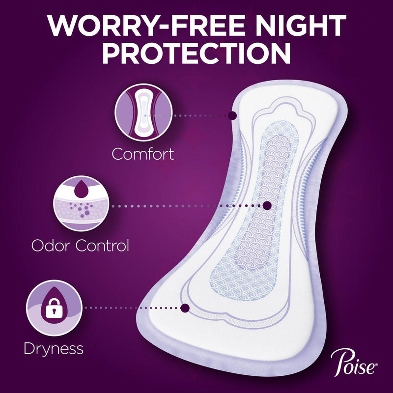 Poise Overnight Pads, Ultimate Extra Coverage Pad (96 ct.)