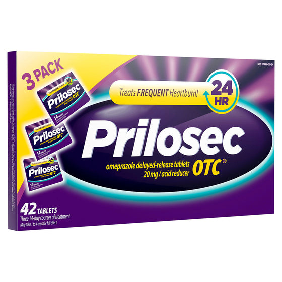 Prilosec OTC Omeprazole Heartburn Medicine and Acid Reducer Tablets -  (42 ct.)