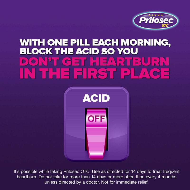 Prilosec OTC Omeprazole Heartburn Medicine and Acid Reducer Tablets -  (42 ct.)