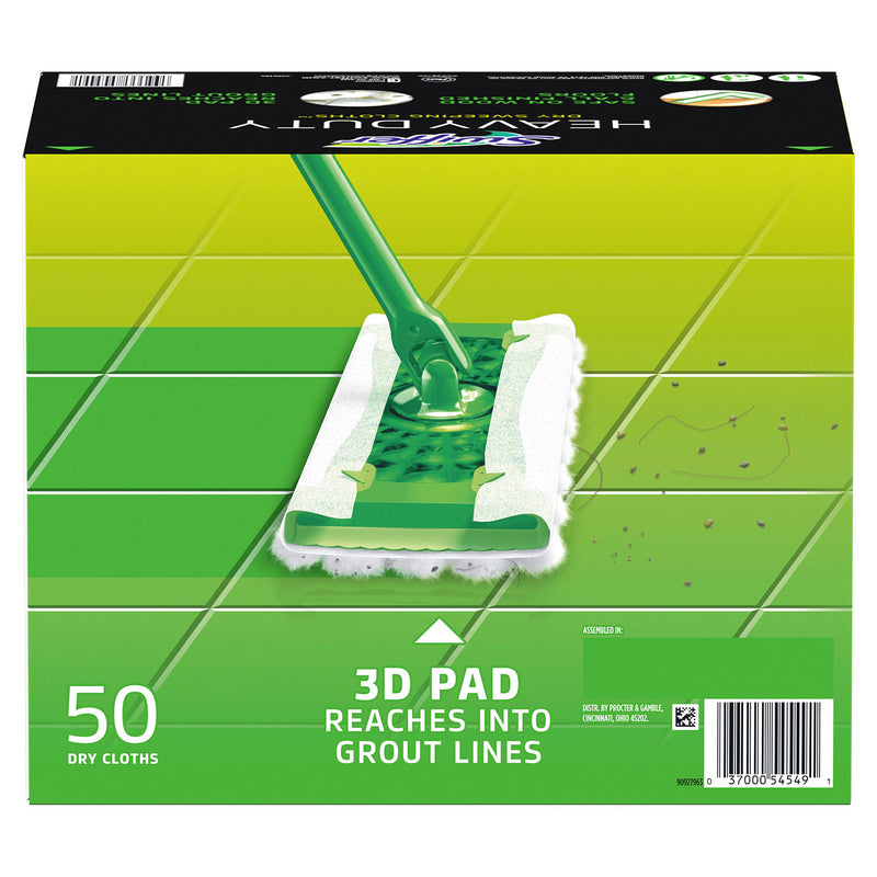 Swiffer Sweeper Heavy Duty Dry Floor Cleaner Cloths (50 ct.)