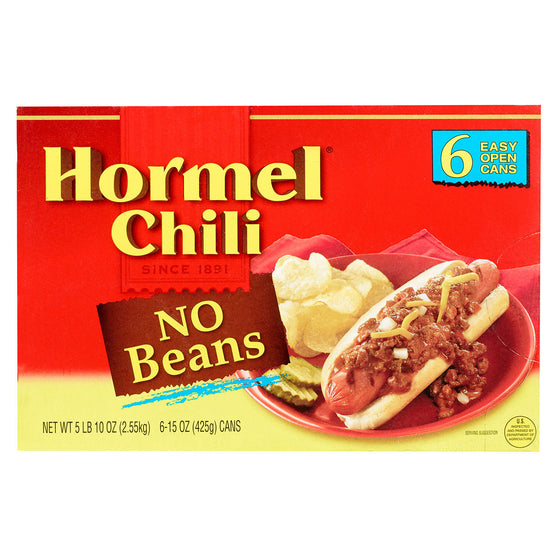 Hormel Chili No Beans (15 oz., 6pk.)