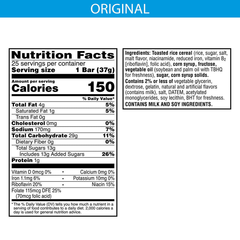 Kellogg's Rice Krispies Treats (1.3 oz., 25 ct.)