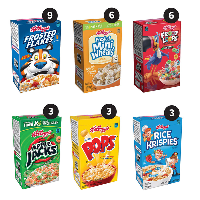 Kellogg's Jumbo Assortment Pack (32.7 oz., 30 pk.)