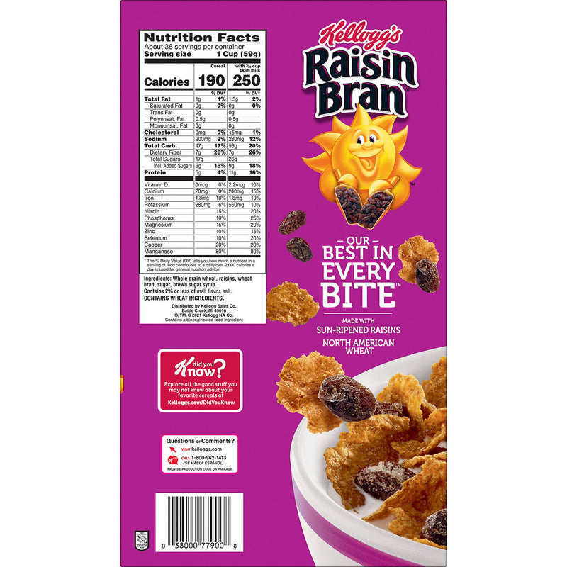 Kellogg's Raisin Bran Cereal (76.5 oz.)