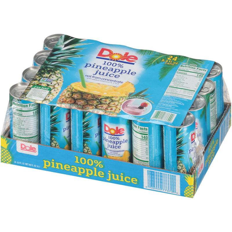 Dole 100% Pineapple Juice (8.4 oz., 24 pk.)