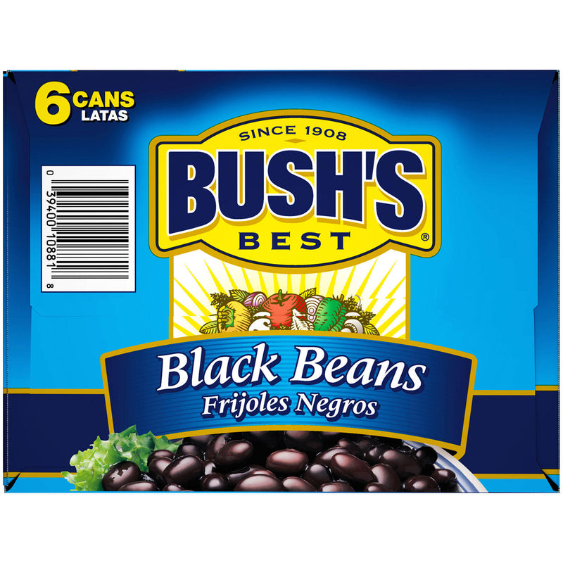 Bush's Black Beans (15 oz., 6 pk.)