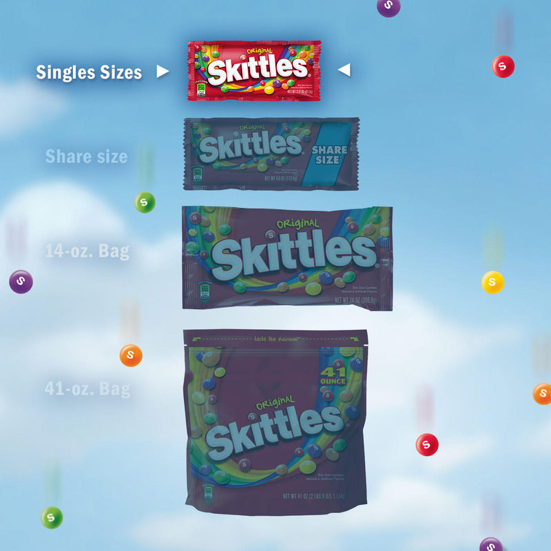 Skittles Original Candy, Full Size, Bulk Fundraiser (2.17oz, 36pk)