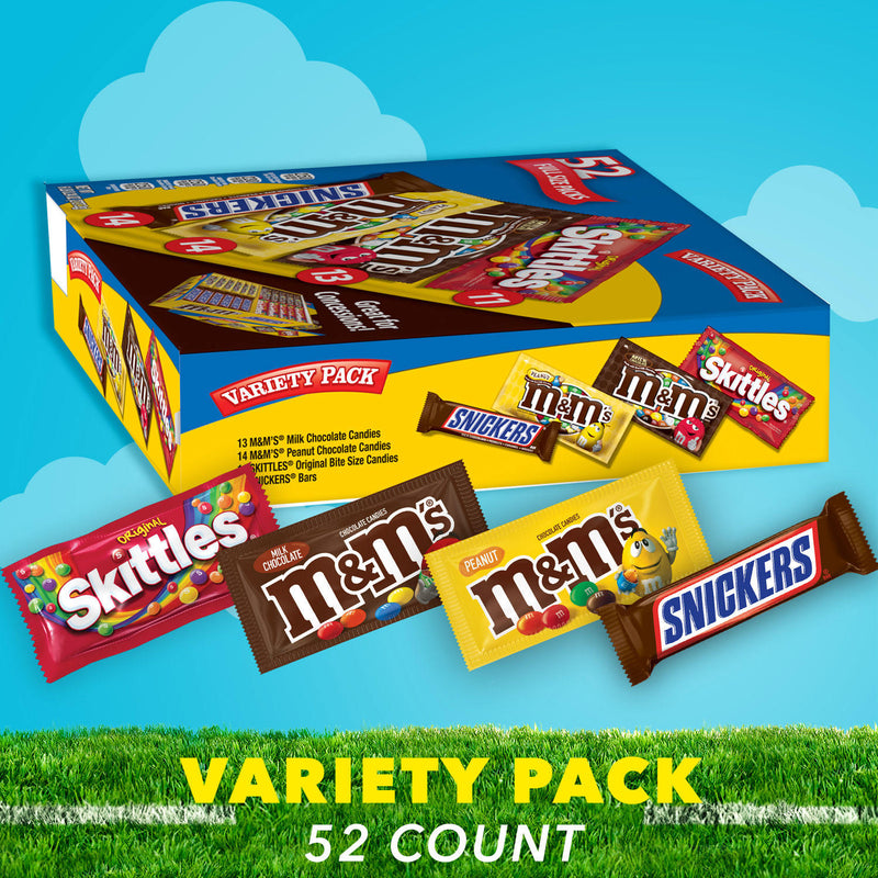 M&M'S, Skittles and More Assorted Bulk Fundraiser Variety Pack (52 ct.)