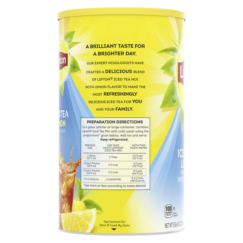 Lipton Sweetened Iced Tea Mix, Lemon (89.8 oz.)