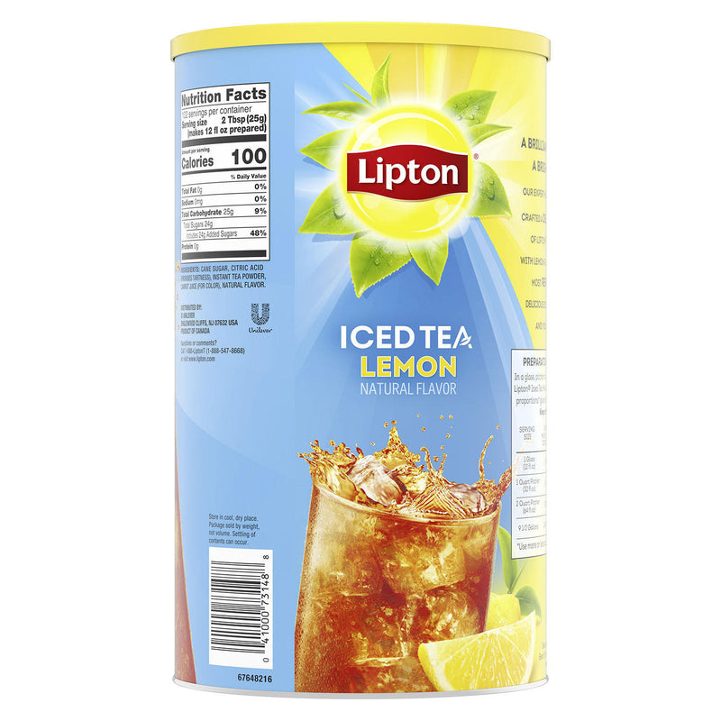 Lipton Sweetened Iced Tea Mix, Lemon (89.8 oz.)