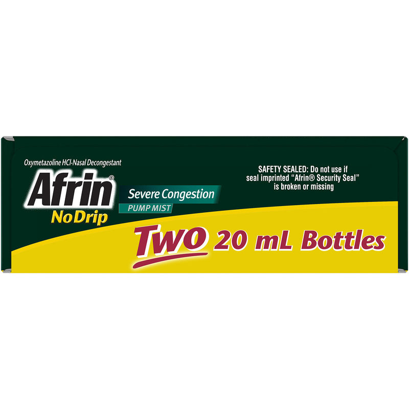 Afrin No Drip Severe Congestion Nasal Spray (20 ml each, 2 pk.)