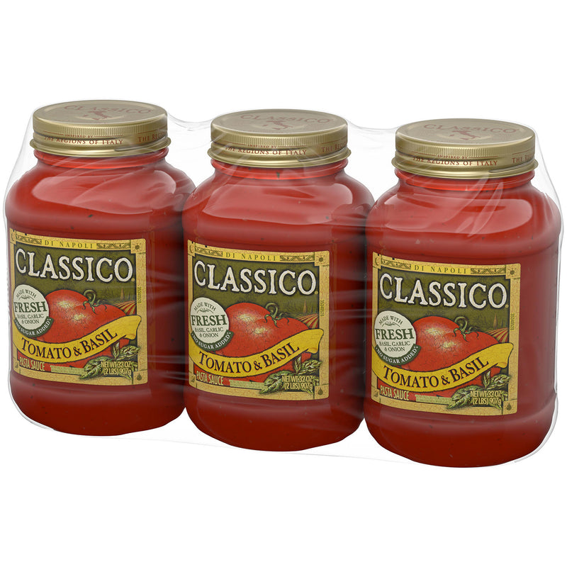 Classico Tomato and Basil Pasta Sauce (32 oz., 3 pk.)