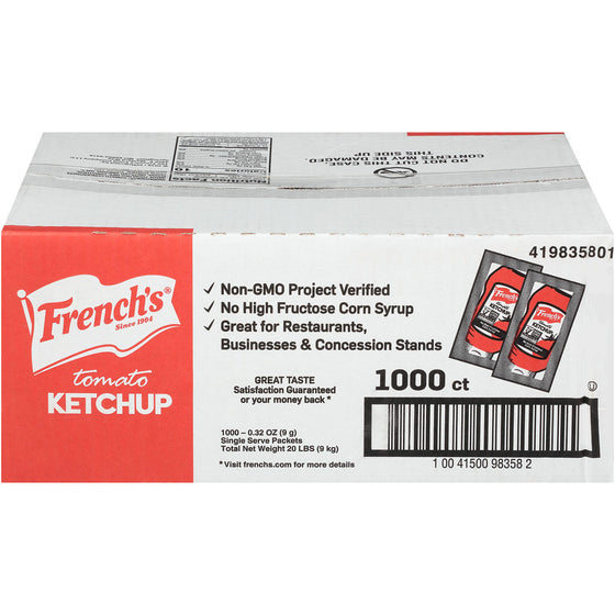 French's Tomato Ketchup Single-Serve Packets (1,000 ct.)