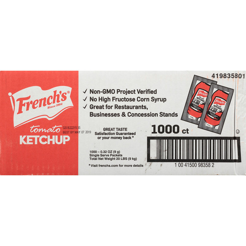 French's Tomato Ketchup Single-Serve Packets (1,000 ct.)