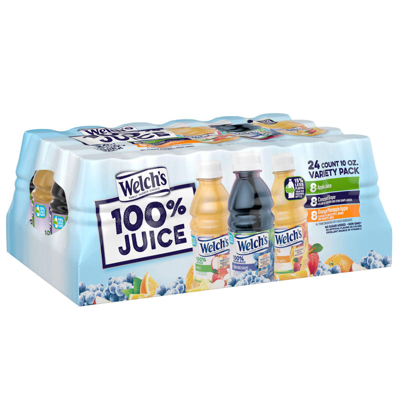 Welch's 100% Juice Variety Pack (10oz / 24pk)