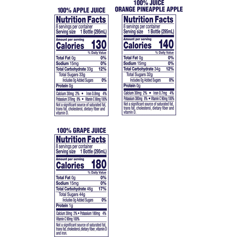 Welch's 100% Juice Variety Pack (10oz / 24pk)