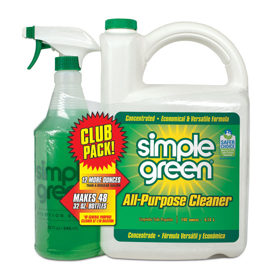 Simple Green All-Purpose Cleaner (140 oz. Refill + 32 oz. Trigger Spray)