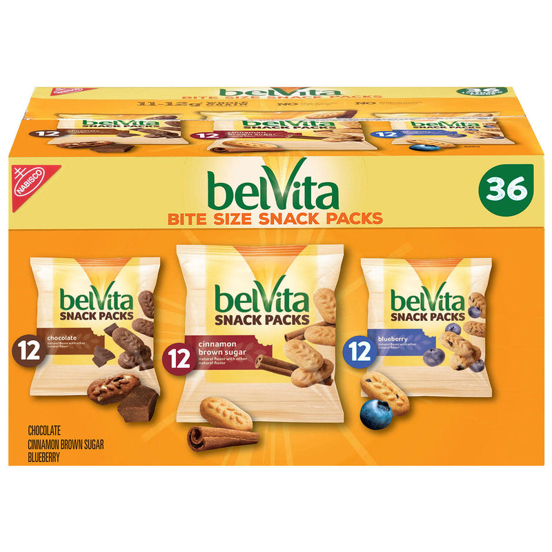 belVita Breakfast Biscuit Bites Variety Pack (36 pk.)