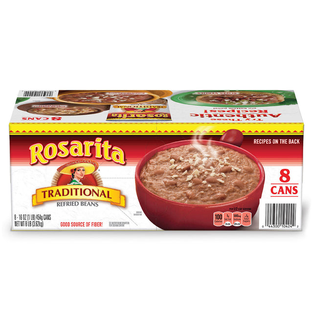 Rosarita Traditional Refried Beans (16 oz., 8 ct.)