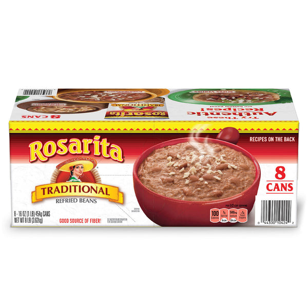 Rosarita Traditional Refried Beans (16 oz., 8 ct.)