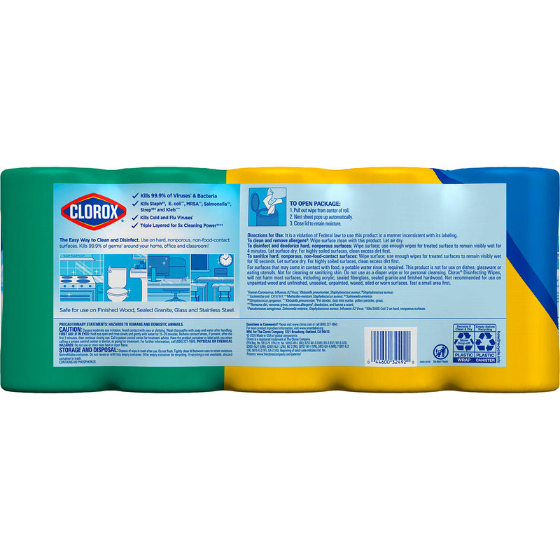 Clorox Disinfecting Wipes Value Pack, Bleach Free Cleaning Wipes (85 per pk., 5 pk.)