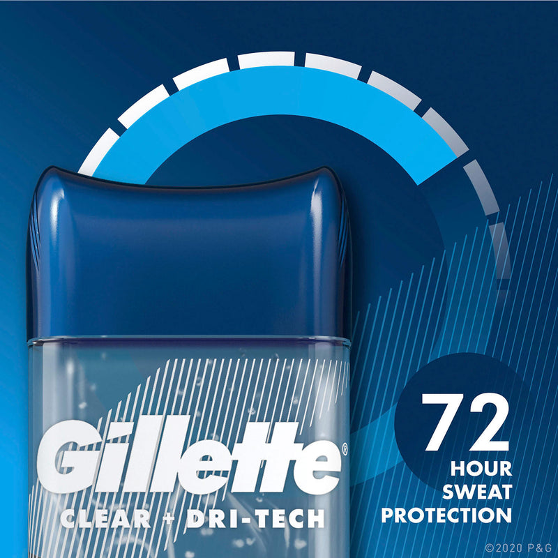 Gillette Cool Wave Clear Gel Men's Antiperspirant and Deodorant (3.8 oz., 5 pk.)