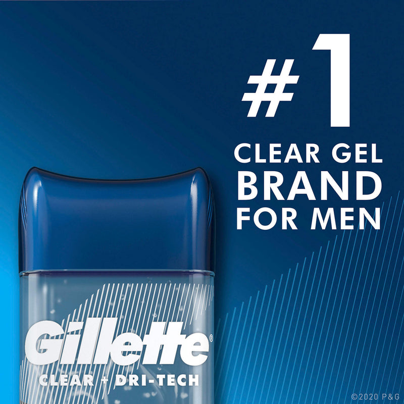 Gillette Cool Wave Clear Gel Men's Antiperspirant and Deodorant (3.8 oz., 5 pk.)