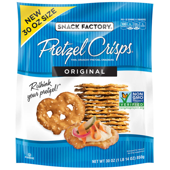 Snack Factory Pretzel Crisps Original (30 oz.)