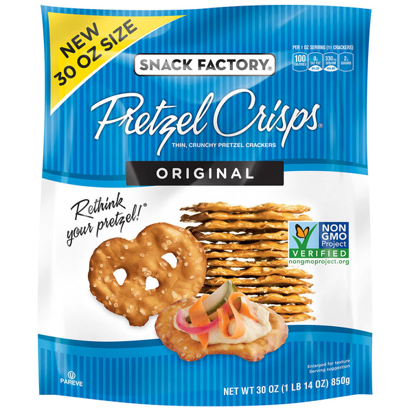 Snack Factory Pretzel Crisps Original (30 oz.)